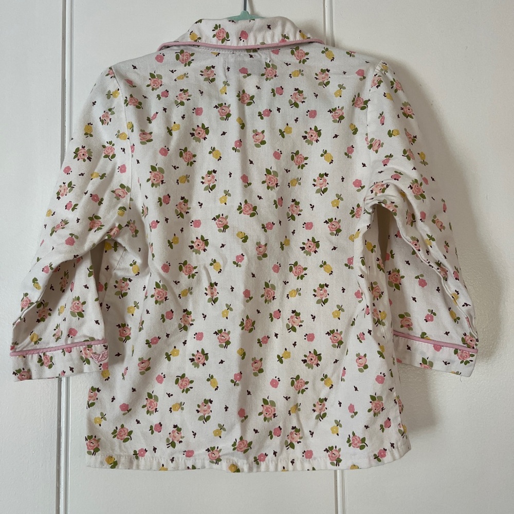 Petit Plume Kid's Twill Floral Pajama Set - Picture 6 of 8